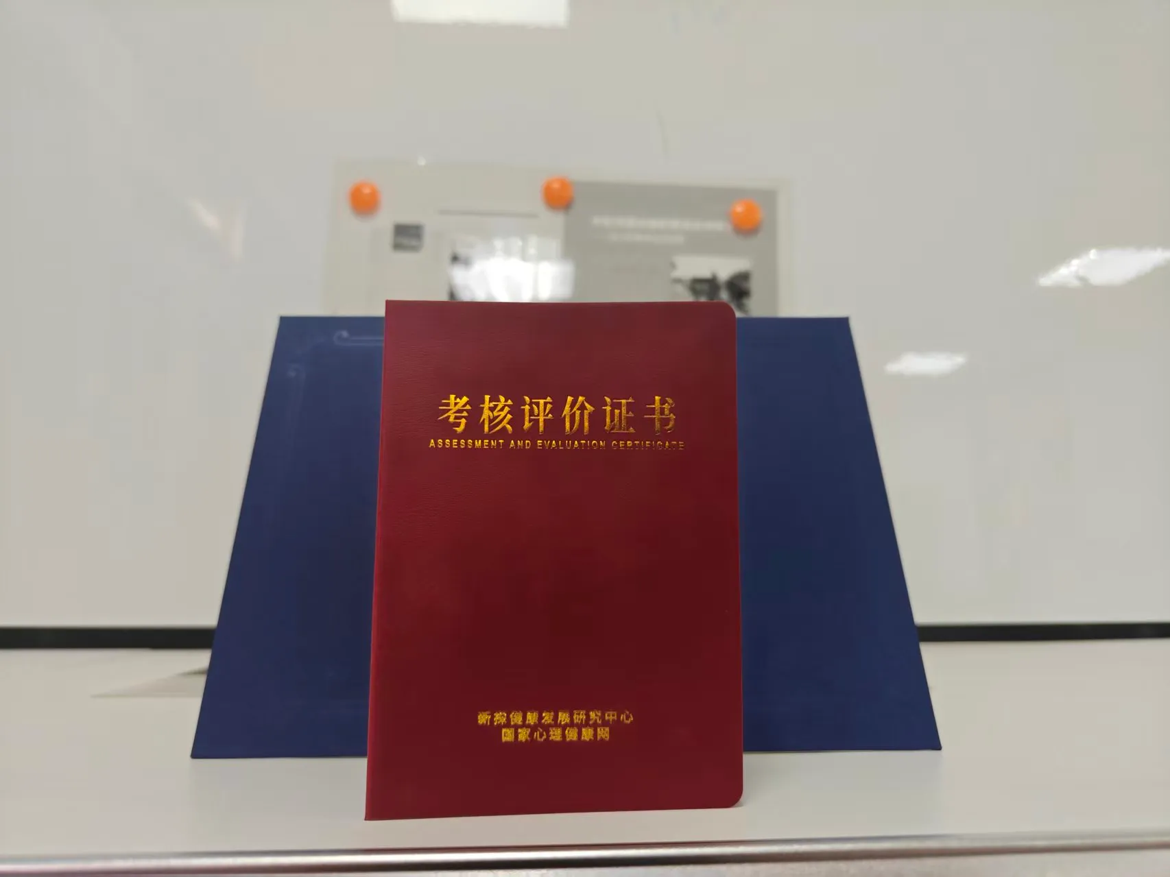 国家心理健康网考核评价证书（小红本）